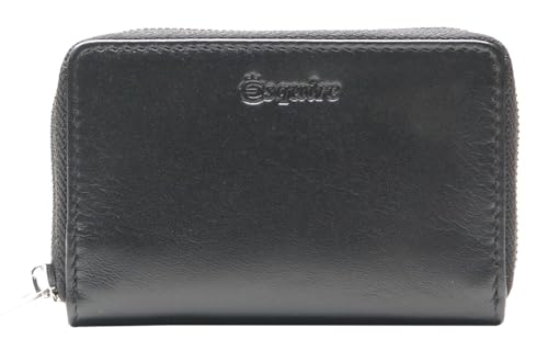 Esquire Silk 02 Zip Wallet Black von Esquire