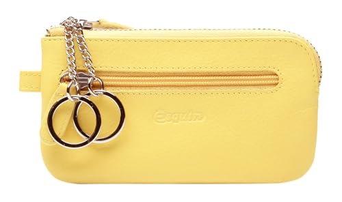 Esquire Viktoria Key Case with Zip Yellow von Esquire