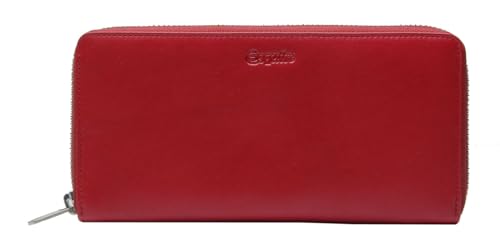 Esquire Viktoria Zip Around Wallet Red von Esquire