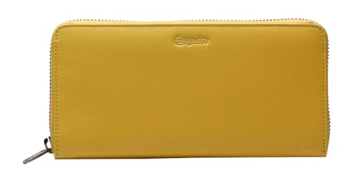 Esquire Viktoria Zip Around Wallet Yellow von Esquire