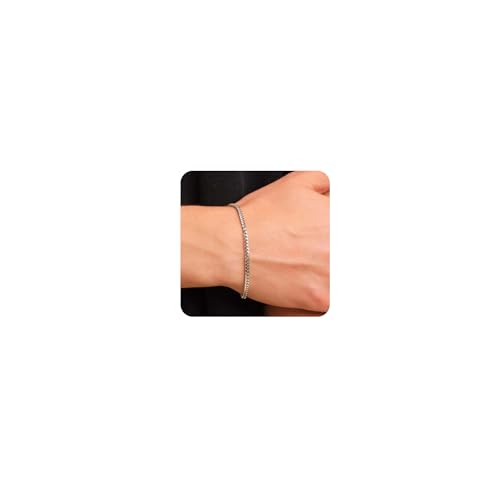 Esrael Silber Armband Herren 925 3mm Armbänder für Herren Jungs Mens Bracelet Kubanische Silber Armband Männer Schmuck Geschenke Esrael Silber Armband Herren 925 3mm Armbänder für Herren Jungs Mens Bracelet Kubanische Silber Armband Männer Schmuck Geschenke von Esrael