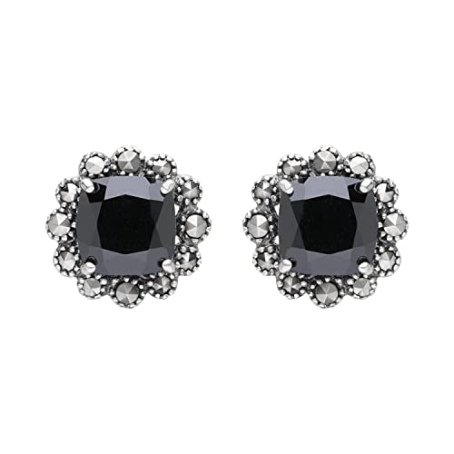 Esse Marcasite Damen-Ohrstecker 925 Markasit Schwarz 1 cm Esse Marcasite Damen-Ohrstecker 925 Markasit Schwarz 1 cm von Esse Marcasite