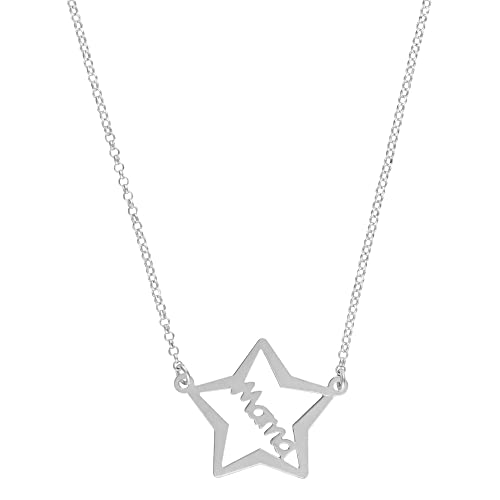 Essence Bijoux | Anhänger aus 925 Sterling Silber mit Stern Mama Silver Essence Bijoux | Anhänger aus 925 Sterling Silber mit Stern Mama Silver von Essence Bijoux