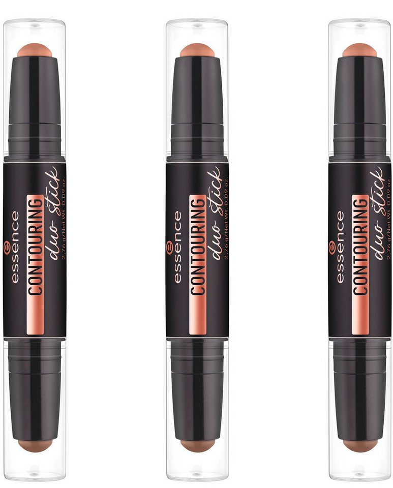 Essence Contouring-Stick CONTOURING duo stick, 3-tlg., mit zwei Farbtönen von Essence