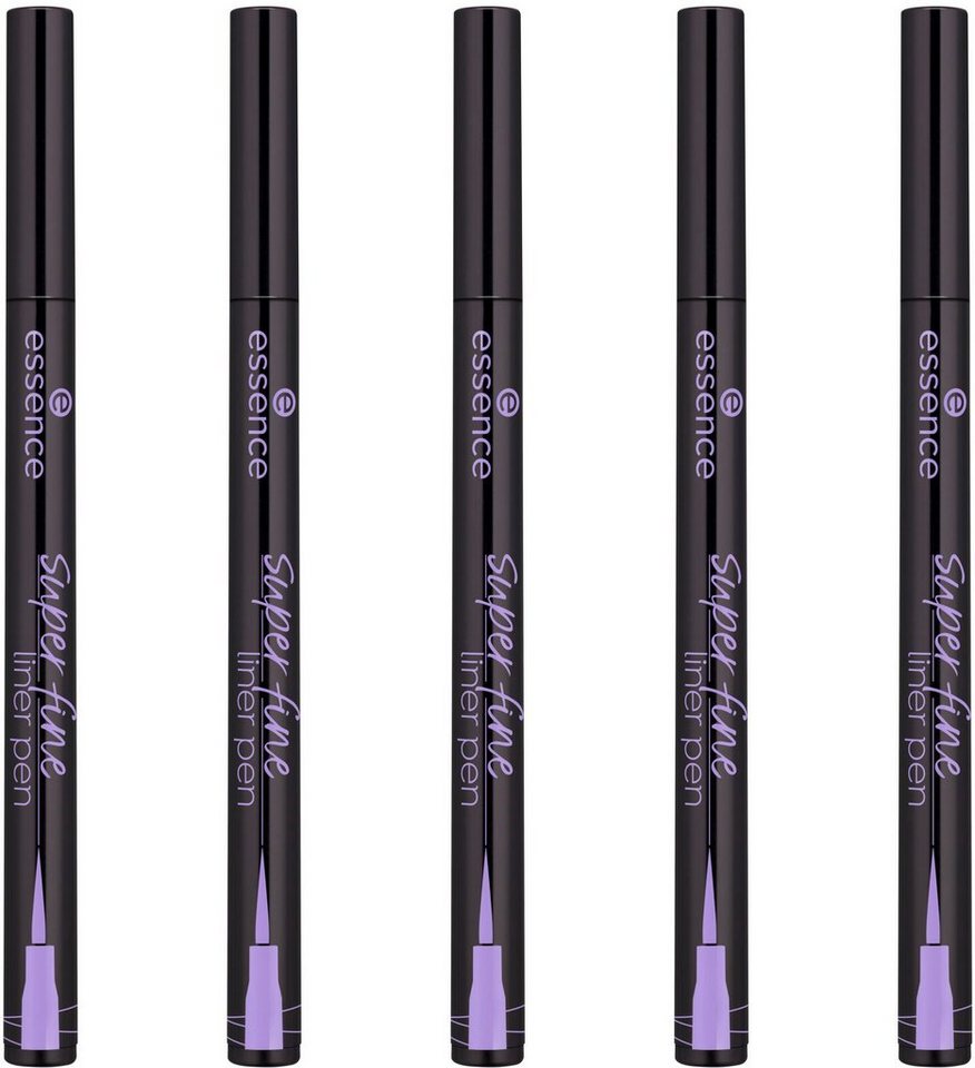 Essence Eyeliner super fine liner pen, 5-tlg. von Essence