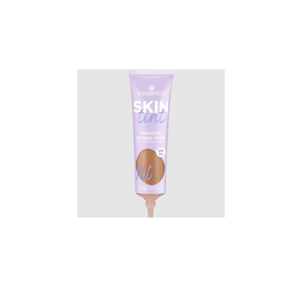 Essence Foundation Foundation Haut Tint Hydrating Natural Finish LSF 30, 100, 30 ml von Essence