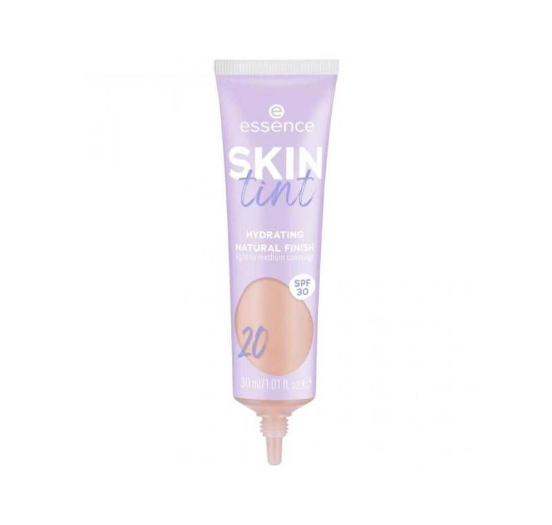 Essence Foundation Foundation Haut Tint Hydrating Natural Finish LSF 30, 20, 30 ml von Essence
