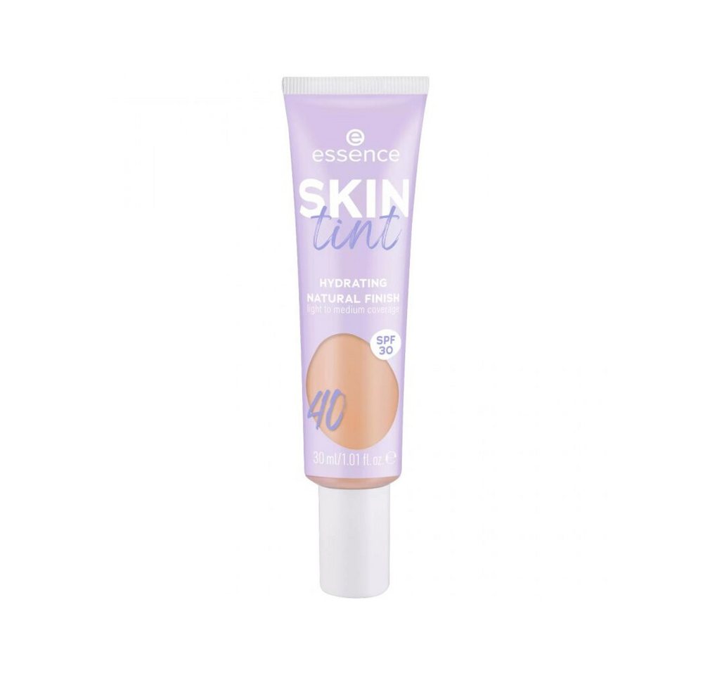 Essence Foundation Foundation Haut Tint Hydrating Natural Finish LSF 30, 40, 30 ml von Essence