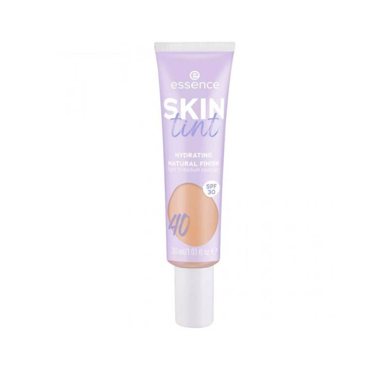 Essence Foundation Foundation Haut Tint Hydrating Natural Finish LSF 30, 40, 30 ml von Essence