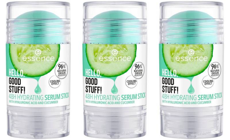 Essence Gesichtsserum HELLO, GOOD STUFF! 48H HYDRATING SERUM STICK Set, 3-tlg., mit bis zu 48 h Feuchtigkeit von Essence