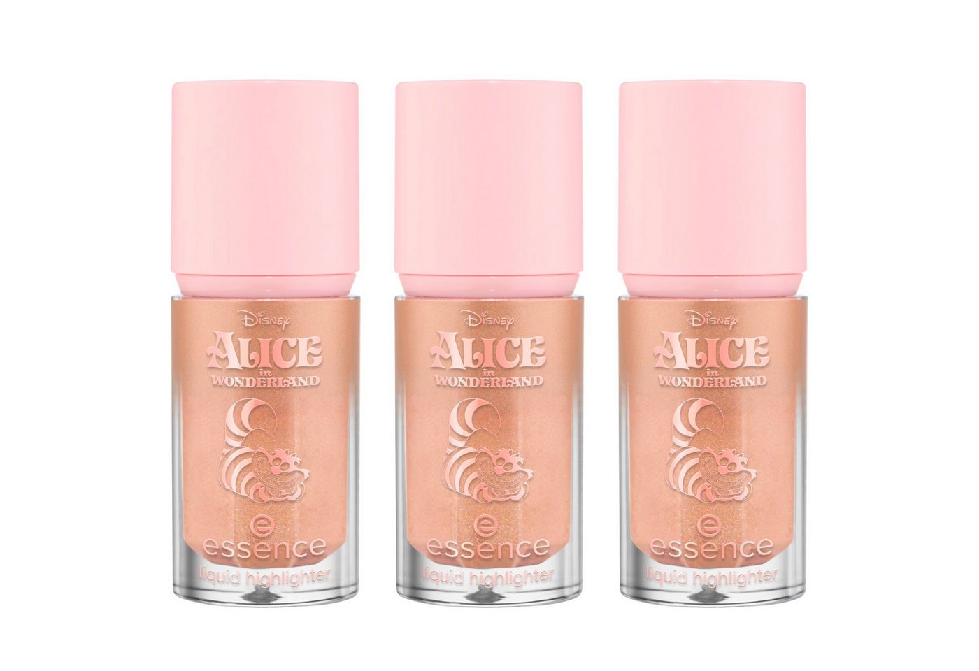 Essence Highlighter Disney Alice in Wonderland liquid highlighter, 3-tlg. von Essence
