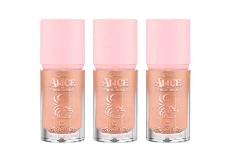 Essence Highlighter Disney Alice in Wonderland liquid highlighter, 3-tlg. von Essence
