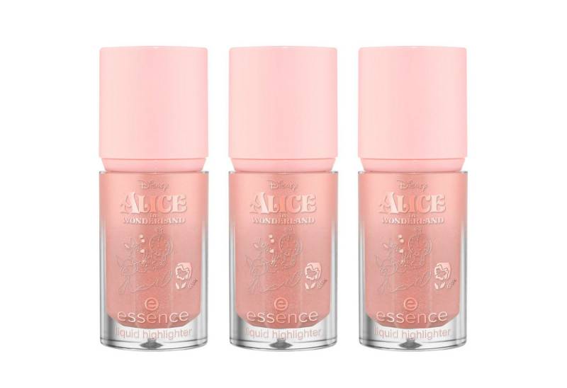 Essence Highlighter Disney Alice in Wonderland liquid highlighter, 3-tlg. von Essence