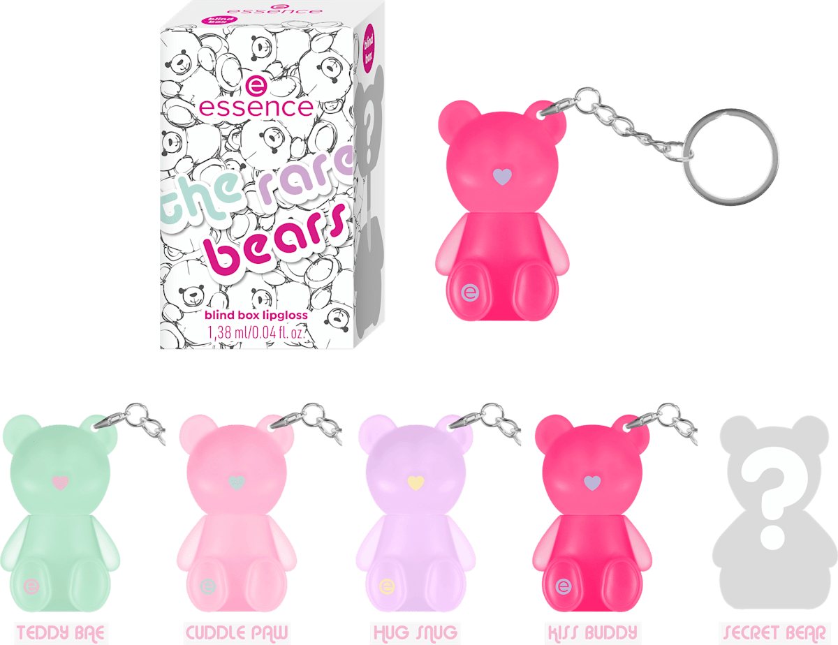 Essence Lipgloss The Rare Bears Blind Box, 1-tlg., Limited Edition von Essence