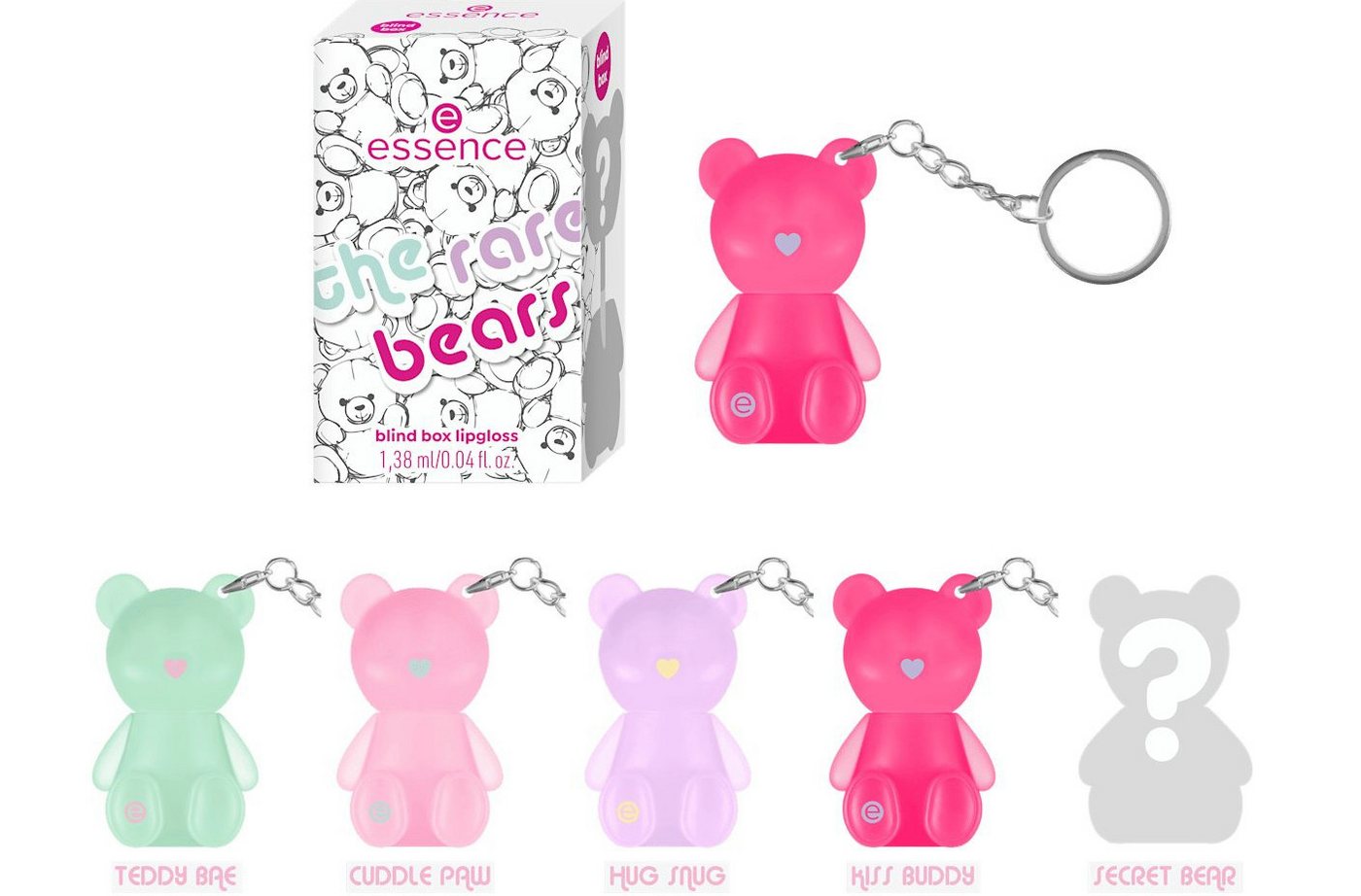 Essence Lipgloss The Rare Bears Blind Box, 1-tlg. von Essence