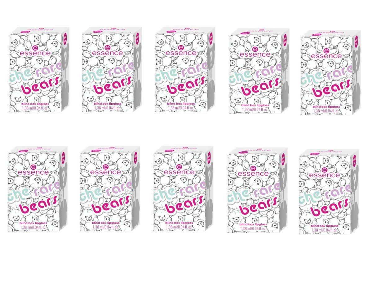 Essence Lipgloss The Rare Bears Blind Box, 10-tlg., Limited Edition von Essence
