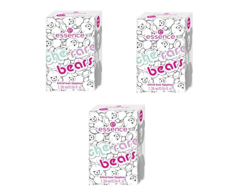 Essence Lipgloss The Rare Bears Blind Box, 3-tlg., Limited Edition von Essence