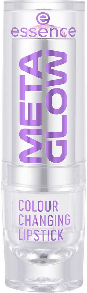 Essence Lippenstift META GLOW COLOUR CHANGING LIPSTICK, mit farbveränderndem Effekt von Essence
