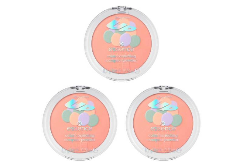 Essence Puder Disney Pixar Up color correcting compact powder, 3-tlg., mit hochwertiger Formel von Essence
