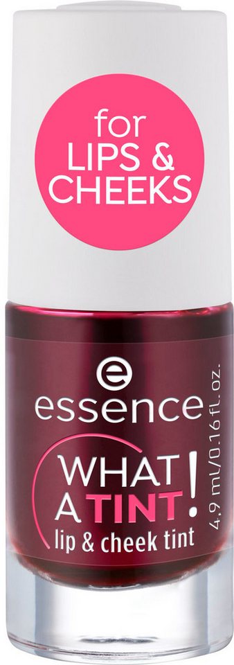 Essence Rouge WHAT A TINT! lip & cheek tint, mit wasserartiger Textur von Essence