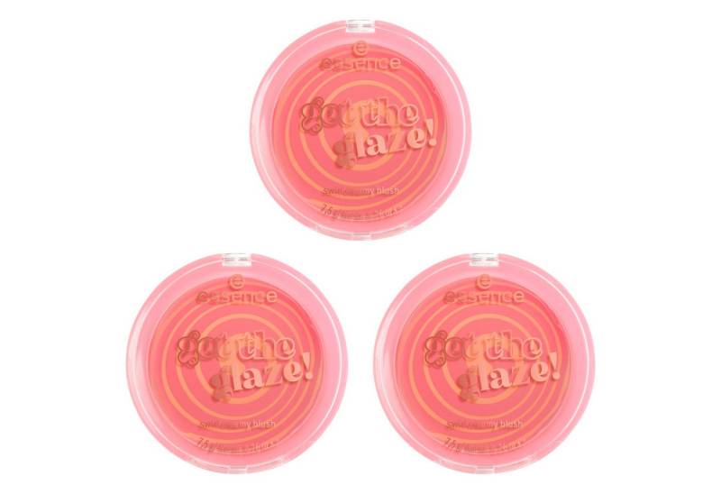 Essence Rouge get the glaze! swirl creamy blush, 3-tlg., Cremiges Swirl-Blush für rosigen Glow! von Essence