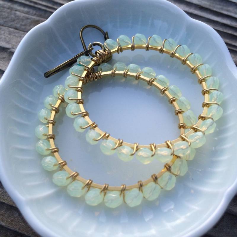 Wunderschöne Goldene Achat Creolen Wunderschöne Goldene Achat Creolen von Essenceofhumboldt