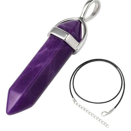 Essenciales Anhänger Pfeil aus Amethyst | einzigartiges Pfeil-Design | Schutzamulett | handgefertigt | ideales Geschenk von Essenciales