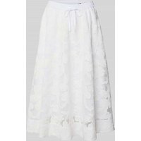 Essentiel Antwerp A-Linien Midi-Rock im semitransparentem Design Modell 'HEAST' in Weiss, Größe 40 Essentiel Antwerp A-Linien Midi-Rock im semitransparentem Design Modell 'HEAST' in Weiss, Größe 40 von Essentiel Antwerp