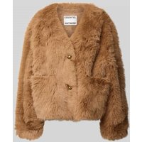 Essentiel Antwerp Boxy Fit Jacke aus Webpelz Modell 'IJACKET' in Camel, Größe 36 Essentiel Antwerp Boxy Fit Jacke aus Webpelz Modell 'IJACKET' in Camel, Größe 36 von Essentiel Antwerp