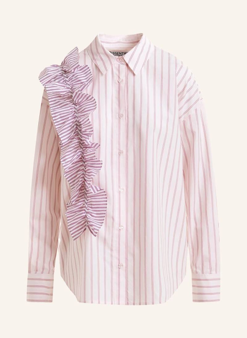 Essentiel Antwerp Hemdbluse Ibody Mit Rüschen rot von Essentiel Antwerp