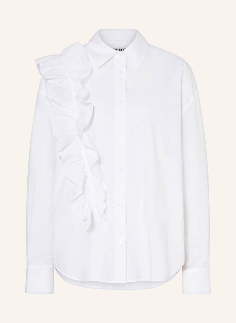 Essentiel Antwerp Hemdbluse Ibody Mit Rüschen weiss von Essentiel Antwerp