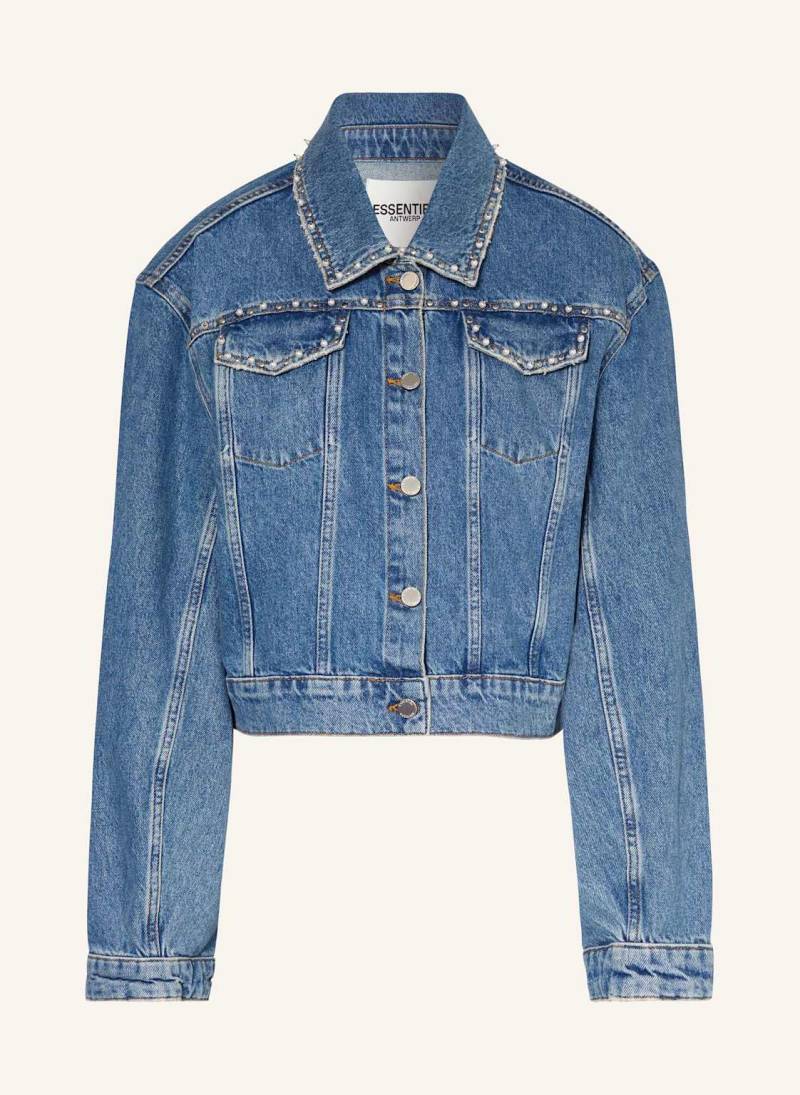 Essentiel Antwerp Jeansjacke Idolized Mit Nieten blau von Essentiel Antwerp