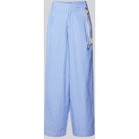 Essentiel Antwerp Loose Fit Karottenhose mit Strassgürtel Modell 'HOEK' in Hellblau, Größe 42 von Essentiel Antwerp