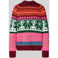 Essentiel Antwerp Loose Fit Strickpullover mit mehrfarbige Muster Modell 'IRELANDO' in Pink, Größe XS Essentiel Antwerp Loose Fit Strickpullover mit mehrfarbige Muster Modell 'IRELANDO' in Pink, Größe XS von Essentiel Antwerp