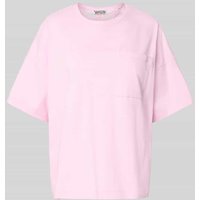 Essentiel Antwerp Loose Fit T-Shirt aus reiner Baumwolle in Rosa, Größe L von Essentiel Antwerp