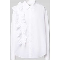 Essentiel Antwerp Relaxed Fit Hemdbluse aus reiner Baumwolle Modell 'IBODY' in Weiss, Größe S Essentiel Antwerp Relaxed Fit Hemdbluse aus reiner Baumwolle Modell 'IBODY' in Weiss, Größe S von Essentiel Antwerp