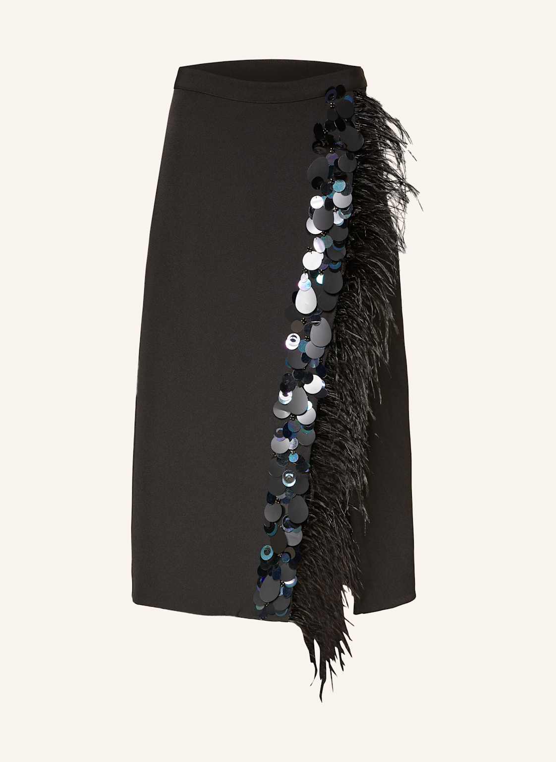 Essentiel Antwerp Rock Ivil Mit Pailletten schwarz von Essentiel Antwerp