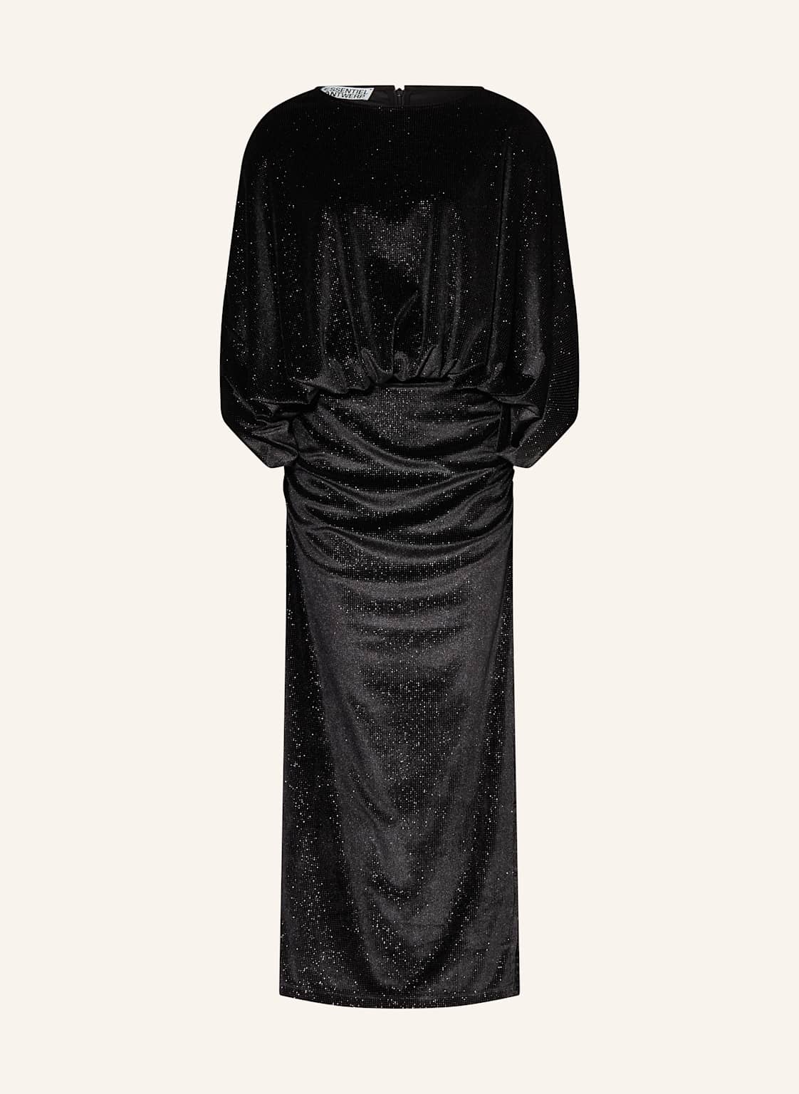 Essentiel Antwerp Samtkleid Ividence schwarz von Essentiel Antwerp