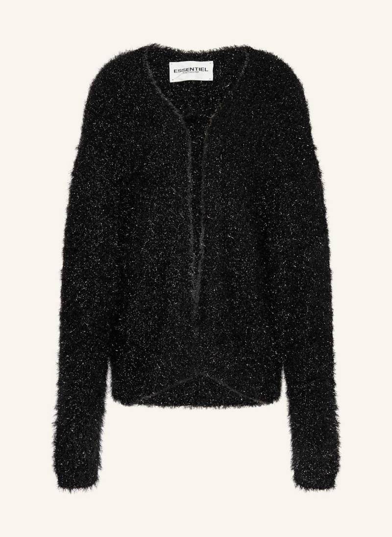 Essentiel Antwerp Strickhülle Ileast Mit Glitzergarn schwarz von Essentiel Antwerp