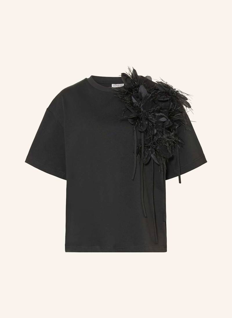 Essentiel Antwerp T-Shirt Ibiscus Mit Schmucksteinen schwarz von Essentiel Antwerp