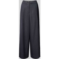 Essentiel Antwerp Wide Leg Bundfaltenhose mit Viskose-Anteil Modell 'INVEST' in Marine, Größe 40 von Essentiel Antwerp
