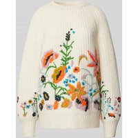 Essentiel Antwerp Wollpullover mit Stitching-Details in Ecru, Größe M Essentiel Antwerp Wollpullover mit Stitching-Details in Ecru, Größe M von Essentiel Antwerp