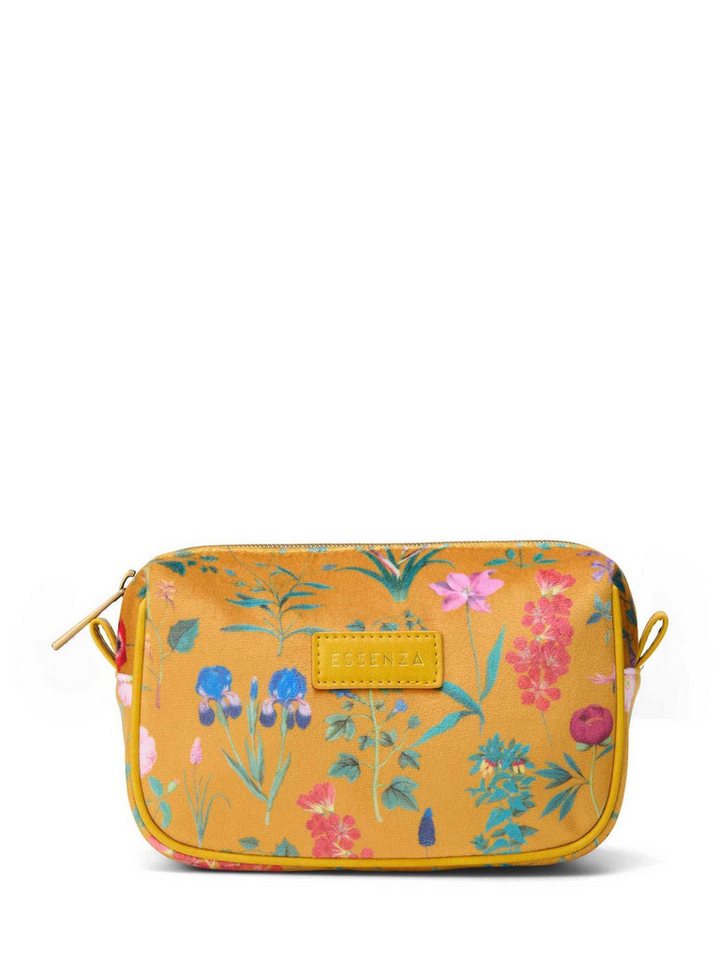 Essenza Kosmetiktasche Megan Marigold (1-tlg), aus Velours mit farbenfrohem Blumenprint von Essenza