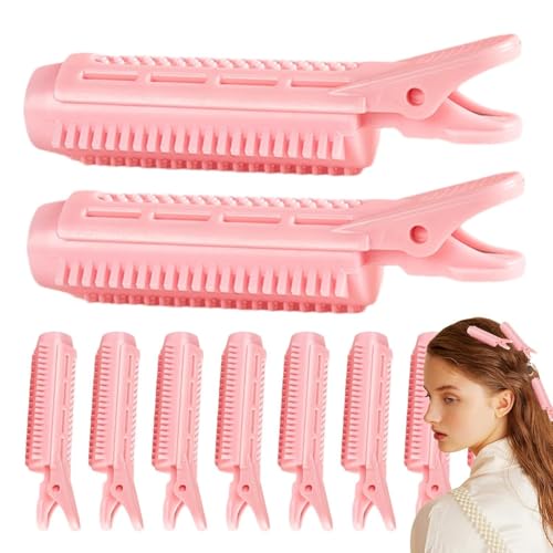 Esshogo 10 Stück Ansatzclips für lockiges Haar, Haar-Volumen-Clip, Rollenclips für Haarwurzelheben, Styling-Tools für Volumen-Roller, Sofortiges Volumen-Haar für Frauen und Mädchen von Esshogo