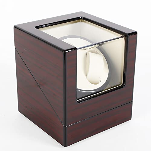 Uhrenbox 2+0 Kasten Uhrenkasten Watch Winder BoxAutomatik Uhrenbeweger Beweger Watch Winder Uhrenbox Uhrendreher Kasten Mit 2 Kissen für die meisten Automatikuhren von Estabeter