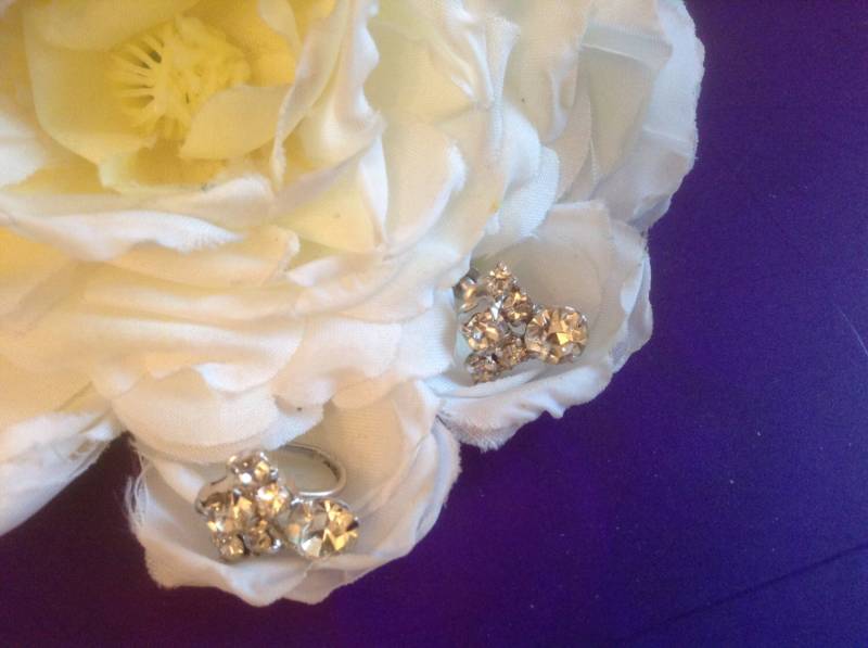 Klare Strass Ohrringe Vintage Runde Quadrat Diamantschliff Facettiert Funkelndes Silber Abschlussball Brautschmuck Festliches Geschenk von EstatementTreasures