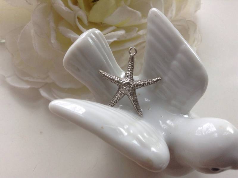 Seestern Charm Anhänger Sterling 925 Ocean Life Nautical Strand Hochzeit Brautjungfer Armband Marine Küste Seestern Charm Anhänger Sterling 925 Ocean Life Nautical Strand Hochzeit Brautjungfer Armband Marine Küste von EstatementTreasures