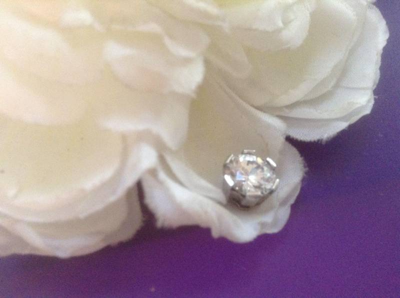 Sterling Strass Slider Charm 925 Silber Rund Abschlussball Braut Hochzeit Brautjungfer Valentine Geburtstag Mutter Geschenk Für Sie von EstatementTreasures