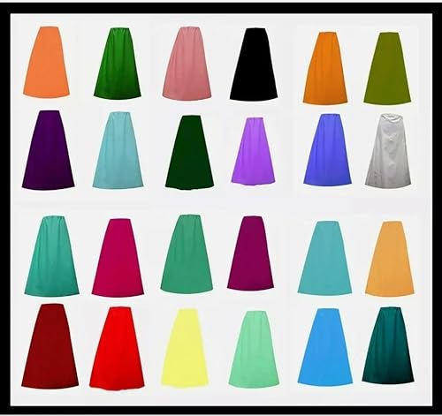 Estationeryhouse Indischer Unterrock aus Baumwolle für Sarees, violett, Einheitsgröße von Estationeryhouse