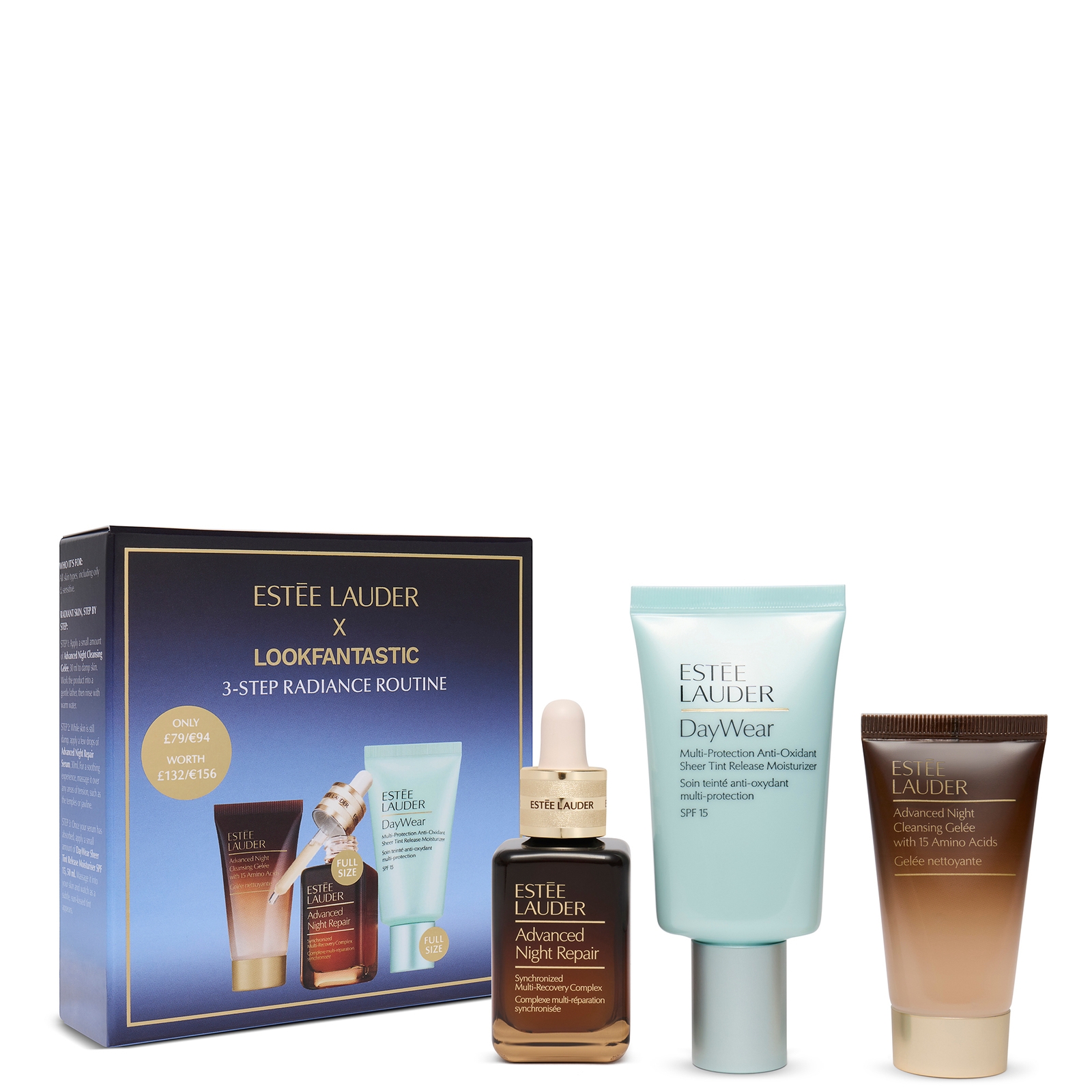 EXCLUSIVE Estée Lauder x LOOK FANTASTIC 3-Step Radiance Routine Set EXCLUSIVE Estée Lauder x LOOK FANTASTIC 3-Step Radiance Routine Set von Estee Lauder